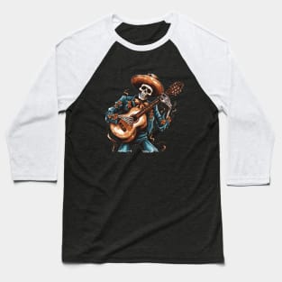 skeleton playing guitar Baseball T-Shirt